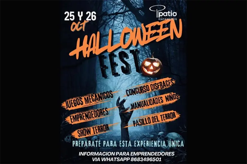 Halloween Fest Matamoros te espera este 25 y 26 de octubre | Foto: Perla Herrera