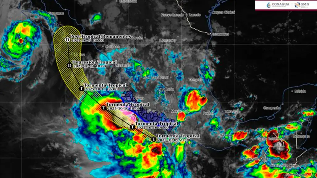 Todavía no se va Priscilla, cuando llega Raymond: BCS entre 2 tormentas