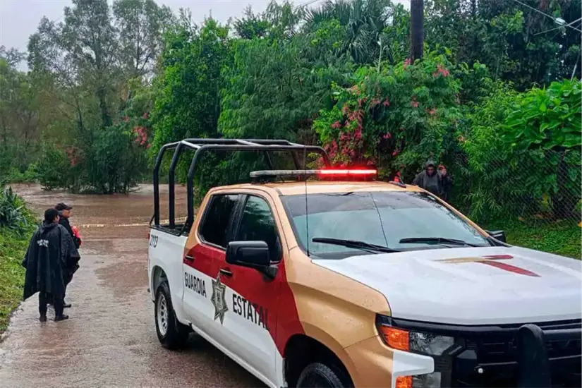 El Plan Tamaulipas fue activado por el desbordamiento del río Corona en el municipio de Güémez. Foto: Carlos García