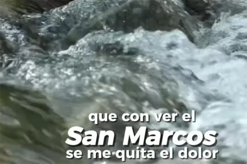 Río San Marcos puntos que menciona en la canción | Foto: Victoria Jiménez
