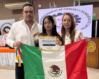 Estudiante de Tamaulipas ganó el oro en Feria Científica y Tecnológica realizada en Paraguay