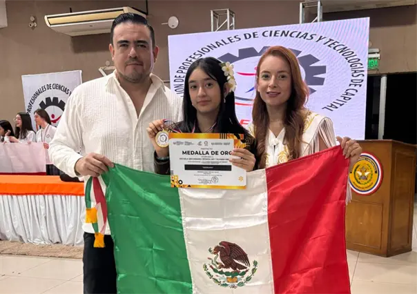 Estudiante de Tamaulipas ganó el oro en Feria Científica y Tecnológica realizada en Paraguay