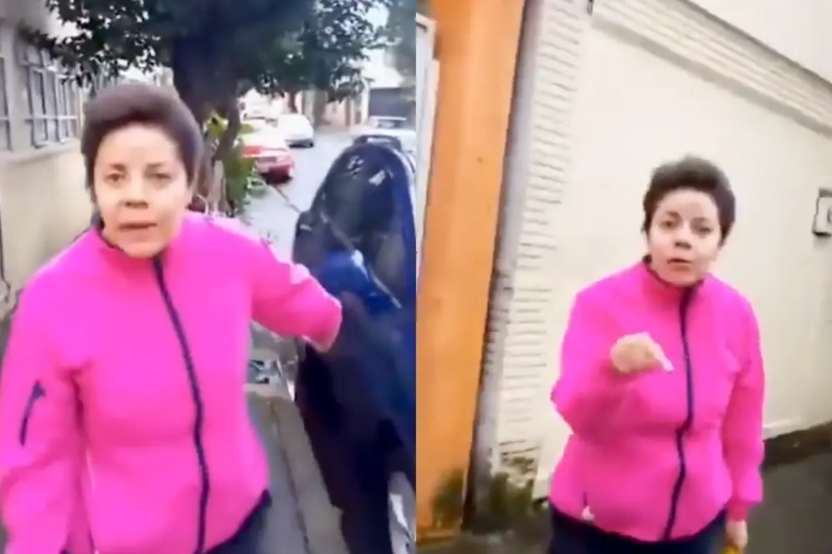 Lady coladera en la CDMX. Foto: X @POSTACDMX