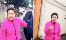 VIDEO | Mujer es apodada Lady Coladera tras agredir a conductor por estacionarse frente a su casa VIDEO | Mujer es apodada Lady Coladera tras agredir a conductor por estacionarse frente a su casa