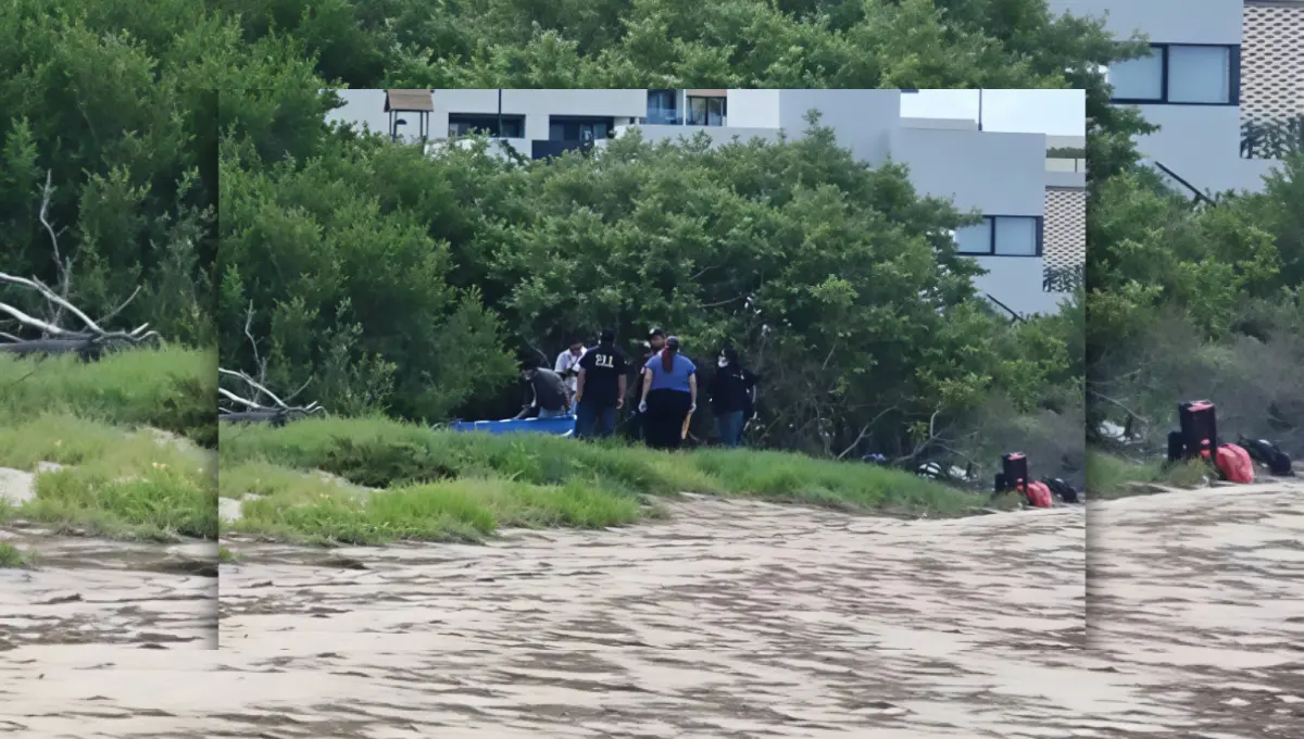 El cuerpo fue hallado en una zona donde el manglar se mezcla con el mar Foto: Héctor Informa