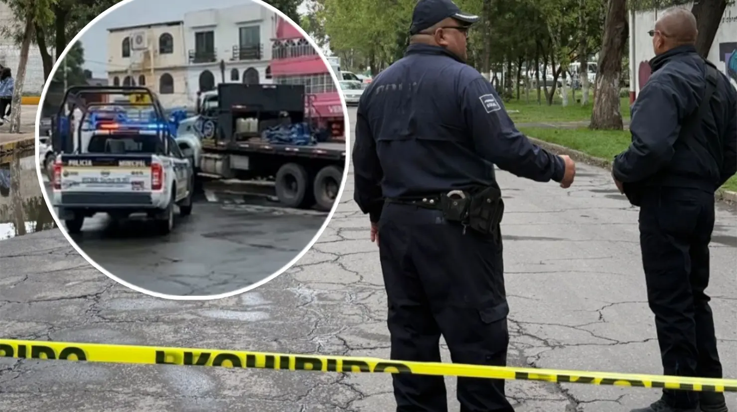 El conductor fue detenido metros adelante; autoridades investigan si manejaba a exceso de velocidad. Imagen: Especial