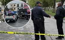 Grúa arrolla y mata a dos niños frente a un Banco del Bienestar en Ecatepec