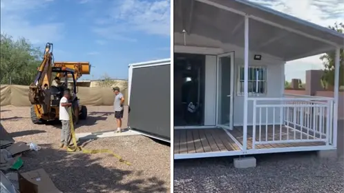 Ella es la joven de BCS que compró una casa prefabricada en AliExpress y se volvió viral