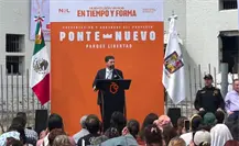 Samuel García arranca obras del Parque Libertad en el antiguo penal del Topo Chico