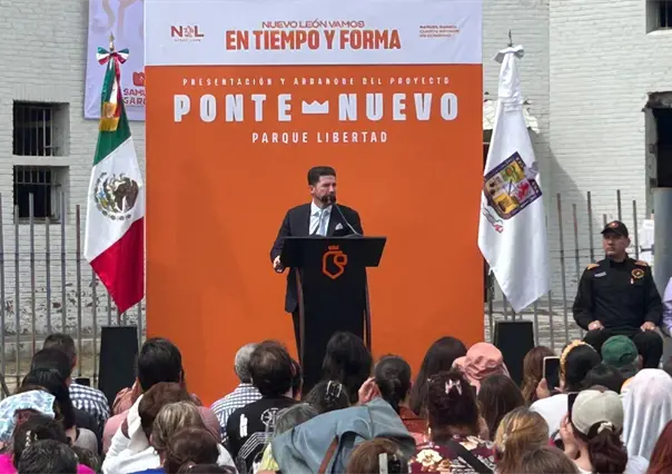 Samuel García arranca obras del Parque Libertad en el antiguo penal del Topo Chico
