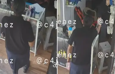 VÍDEO | Presunto ladrón fue captado abusando de la buena voluntad de una encargada en tienda