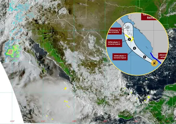 Raymond apunta Baja California Sur: tocaría tierra en Los Cabos como tormenta tropical