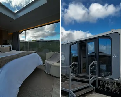 Casas prefabricadas llegan al turismo de lujo: así es el hotel Dionisio en el Valle de Guadalupe
