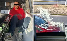 Detienen a sujeto por rayar ruta Aquí Vamos Gratis en Saltillo
