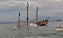 Se hunde el barco turístico Marigalante en Puerto Vallarta