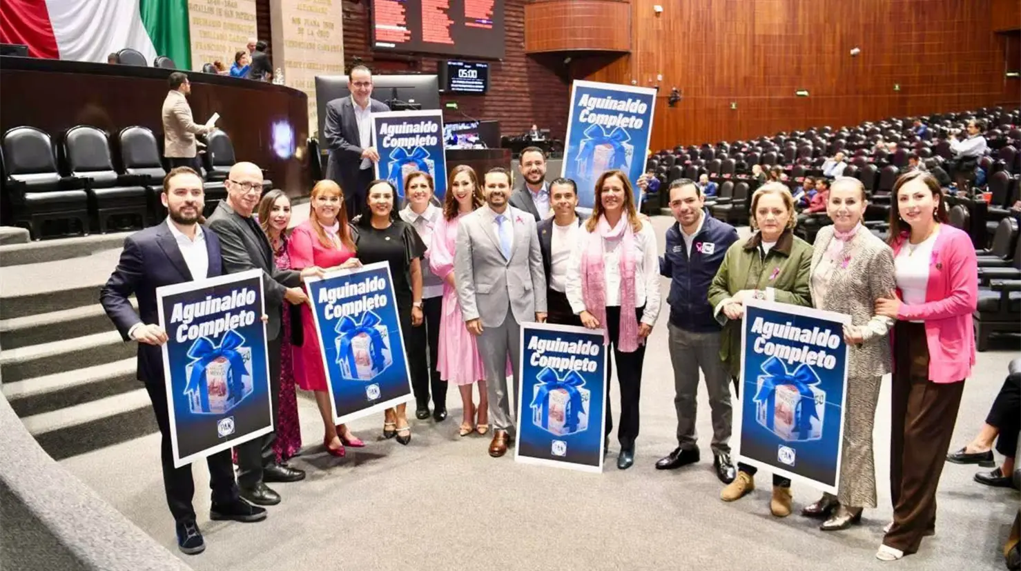 Diputados del PAN presentan iniciativa para quitar ISR sobre el aguinaldo. Foto: X (@pansinaloa)