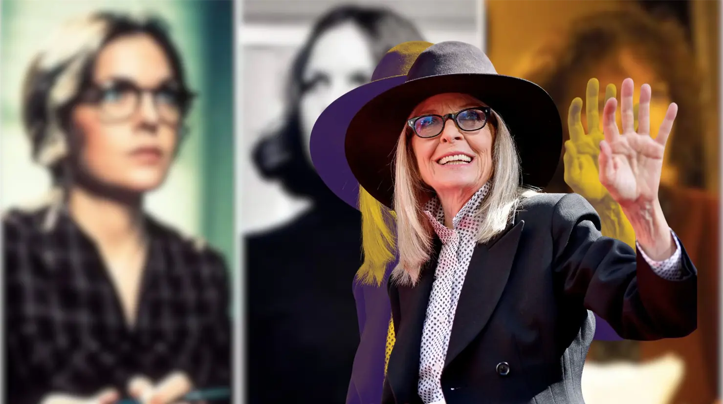 Diane Keaton es recordada por su participación en cintas como El Padrino y El padre de la novia. Foto. Canva.
