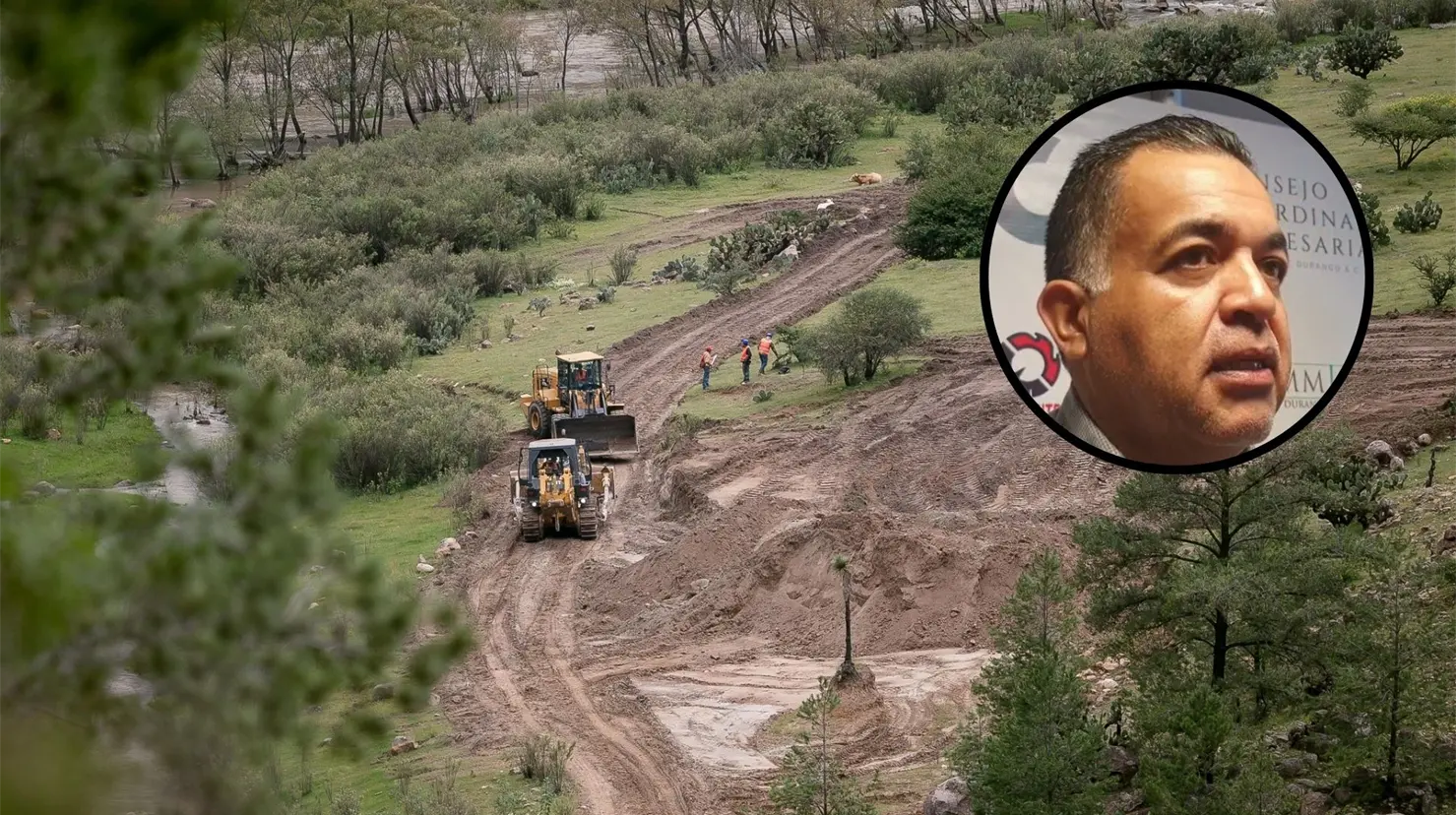 La construcción de la presa Tunal 2 está a cargo de la empresa ICA. | Foto: Especial.
