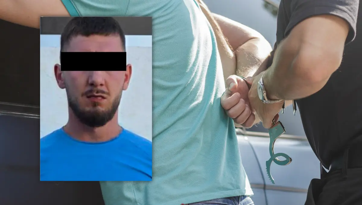 El Griego fue detenido en la carretera Mérida-Cancún junto a otro sujeto Foto: SSC/Canva
