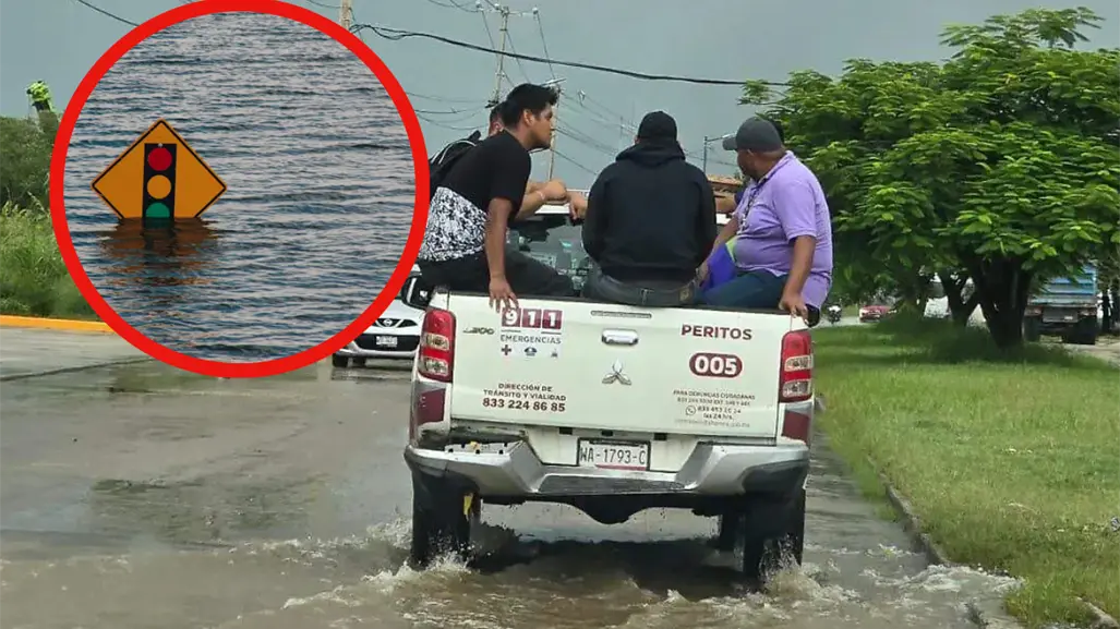 Delegación de tránsito Altamira auxilia con transporte gratuito a damnificados por lluvias