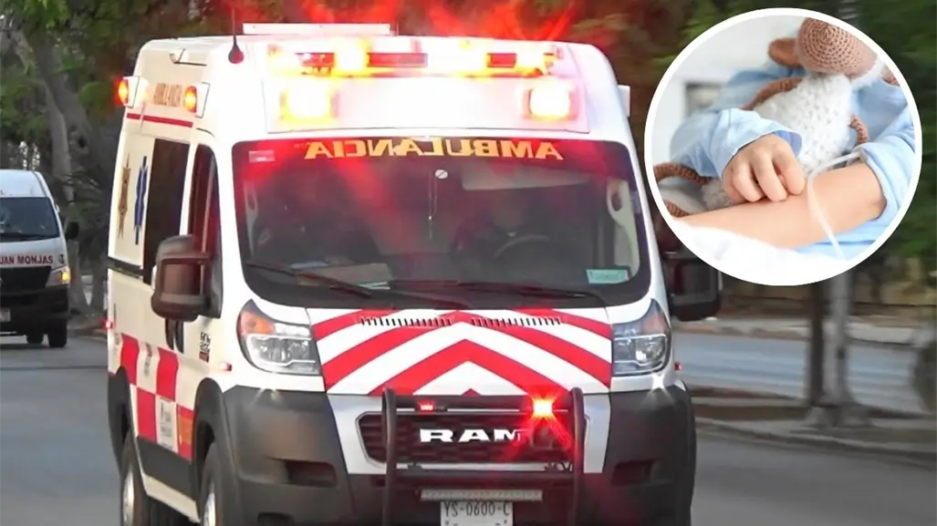 Niño de 4 años bebe herbicida en Oxkutzcab y es trasladado de emergencia al IMSS