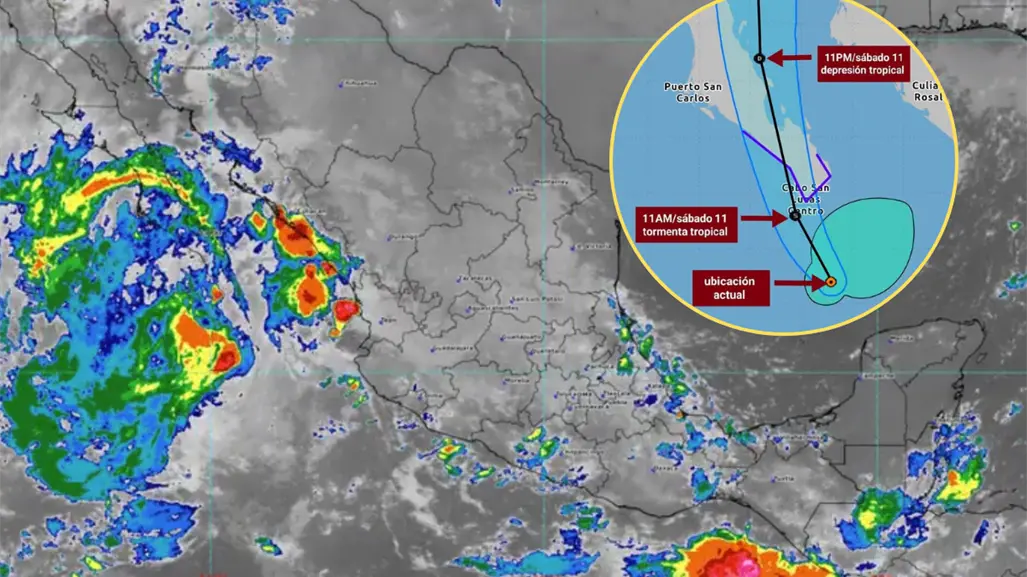 EN VIVO | Raymond impactará Baja California Sur como tormenta tropical: sigue aquí su trayectoria