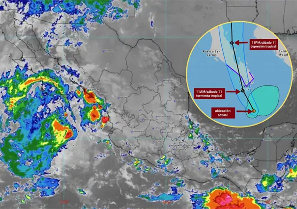 EN VIVO | Raymond impactará Baja California Sur como tormenta tropical: sigue aquí su trayectoria