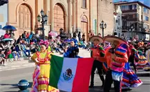 El grupo de danza folclórica de Durango que está representando a México en Colombia