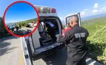 Guardia Estatal rescata a familia que cayó a un barranco en la carretera Mante–El Huizache