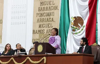 ¿Qué dijo y qué iniciativas presentó Clara Brugada en su Primer Informe en la CDMX ?