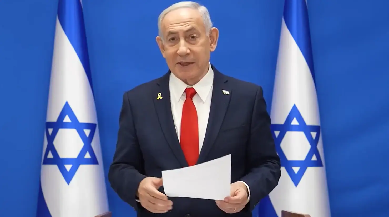 Netanyahu advierte que Israel enfrenta “grandes desafíos” de seguridad pese al alto al fuego con Hamas. Foto: X (@TheNewsTrending)