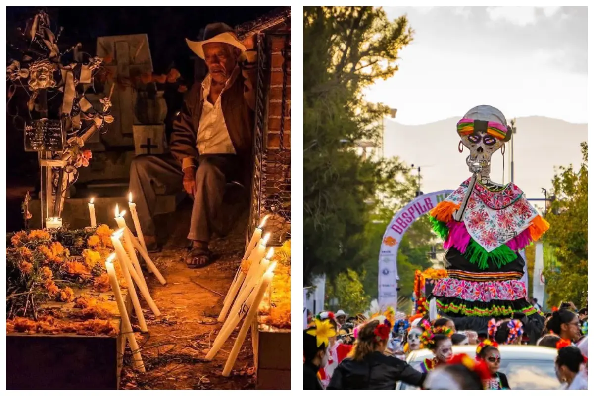 Día de Muertos 2025: 3 celebraciones auténticas y poco conocidas que debes vivir. Foto: IG @pedro_berruecos | IG @charliemhz |Canva