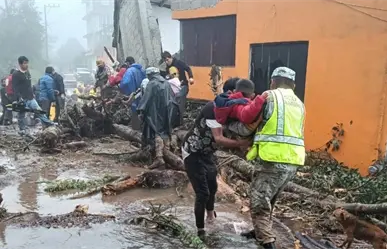 Lluvias torrenciales dejan más de 40 muertos en México