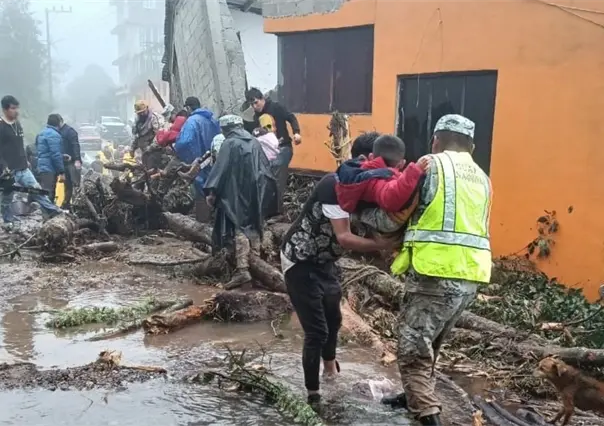 Lluvias torrenciales dejan más de 40 muertos en México
