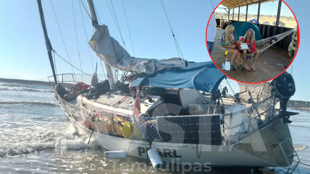 Rescatan en Tamaulipas a familia argentina tras naufragio en golfo de México
