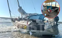 Rescatan en Tamaulipas a familia argentina tras naufragio en golfo de México