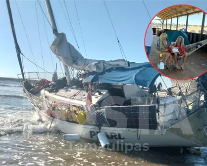 Rescatan en Tamaulipas a familia argentina tras naufragio en golfo de México