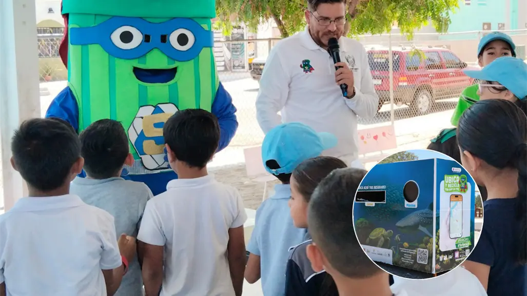 Niños de La Paz promueven el reciclaje con la Feria del Medio Ambiente en su escuela