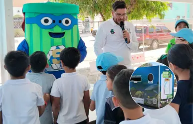 Niños de La Paz promueven el reciclaje con la Feria del Medio Ambiente en su escuela