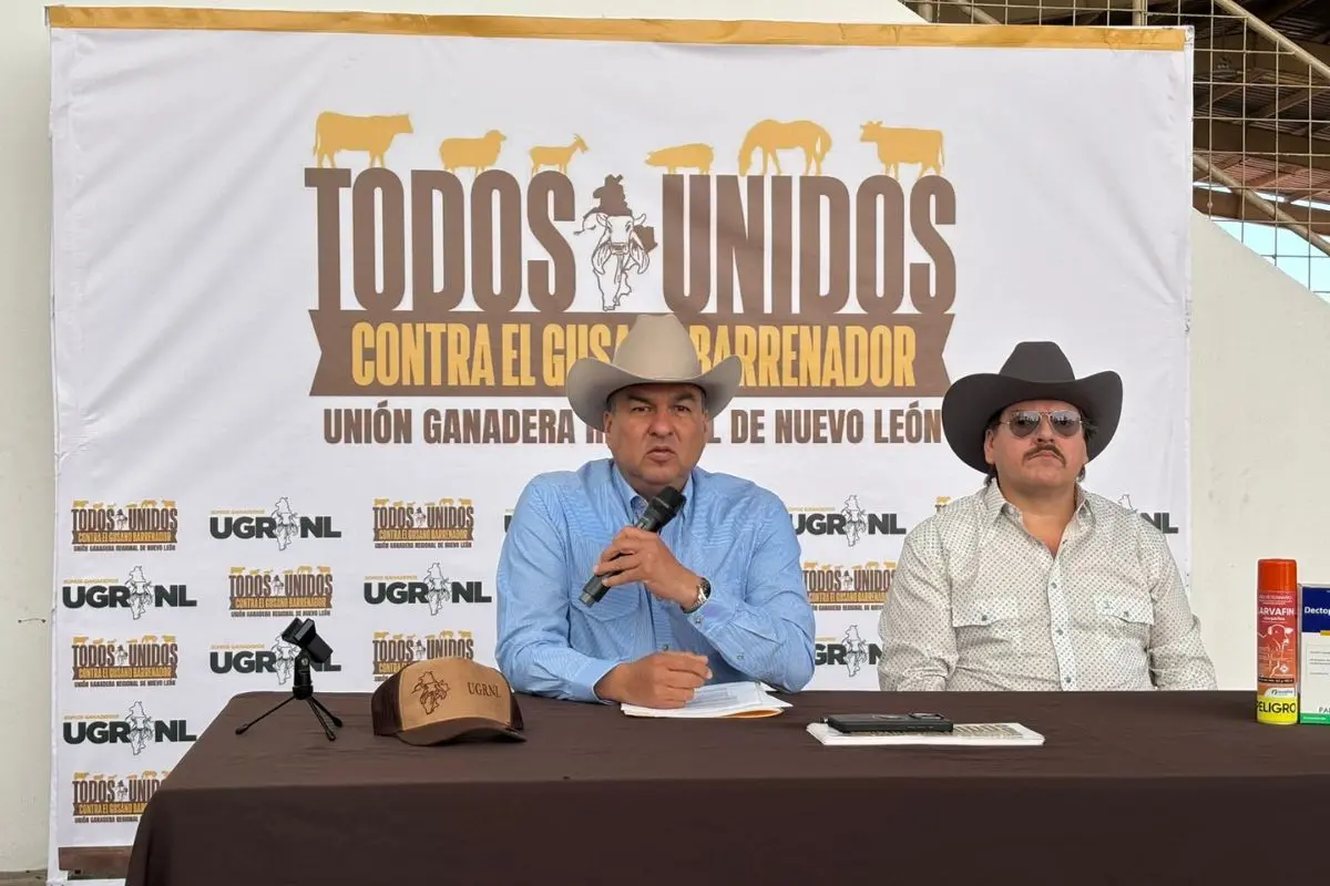 El presidente de la Unión Ganadera Regional de Nuevo León. (UGRNL), Noel Ramírez Mejía, pidió a los productores redoblar esfuerzos. Foto: Vianney Carrera