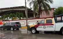 Guardia estatal apoya traslado de ciudadanos afectados en zona sur Tamaulipas