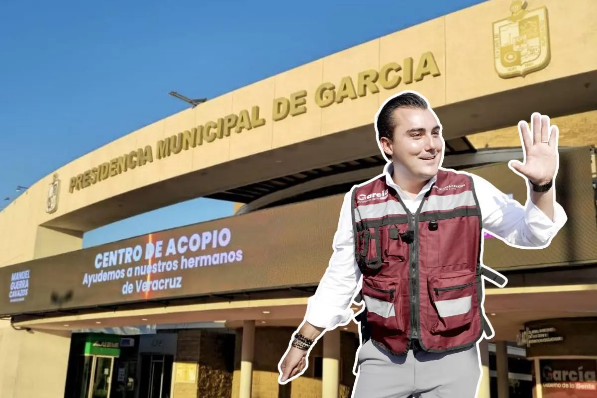 El alcalde de García, Manuel Guerra Cavazos, anunció a través de sus redes sociales la instalación de un centro de acopio. Foto: Manuel Guerra Cavazos