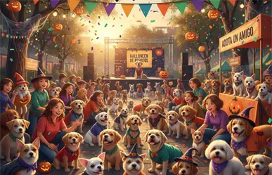 Disfruta el Halloween de perritos gratis en CDMX con concurso de disfraces y campaña de adopción