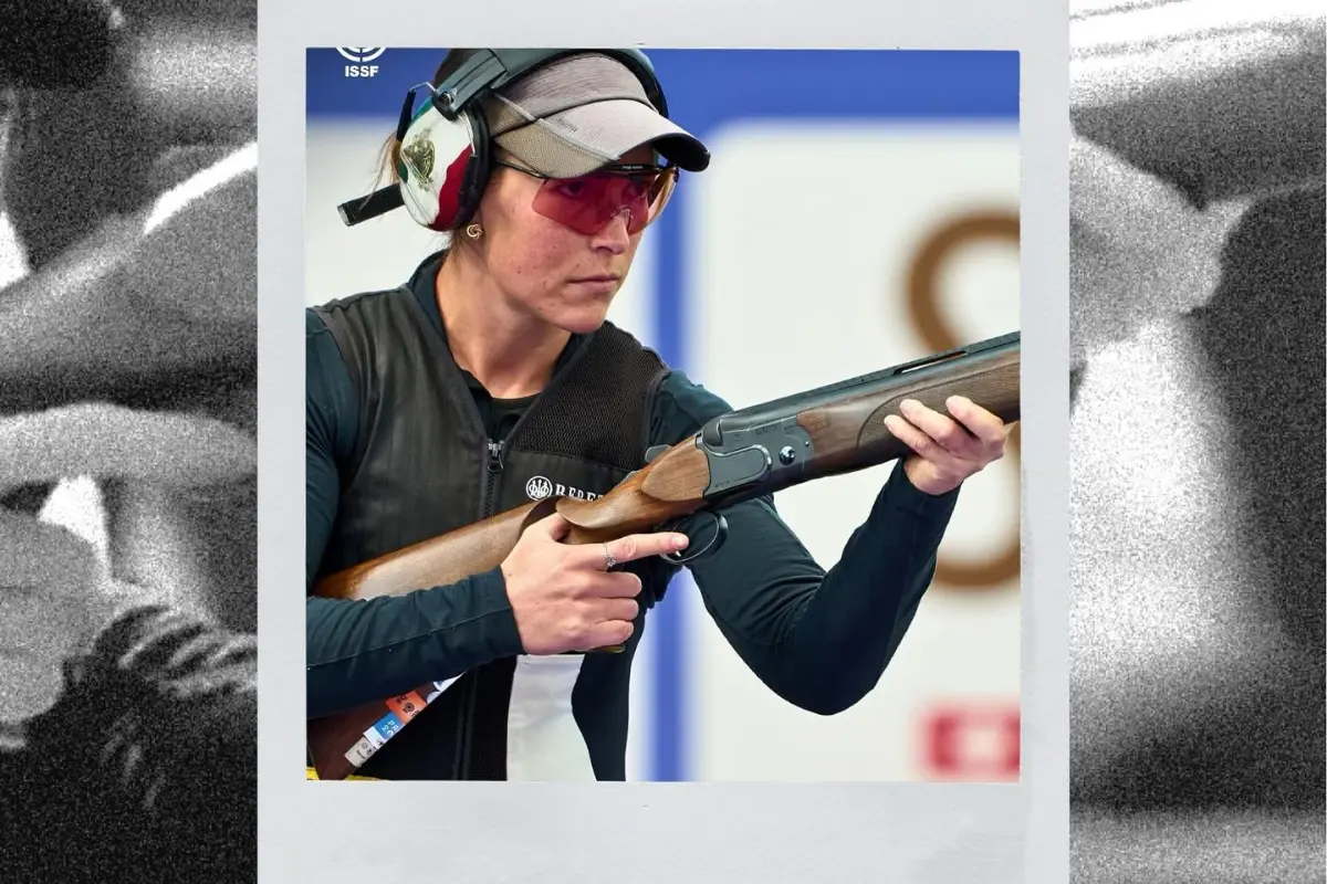 Gaby Rodríguez rompe una sequía de 38 años sin medallas para México en un Mundial de Tiro Deportivo./Foto: FB Federación Mexicana de Tiro y Caza, A.C.