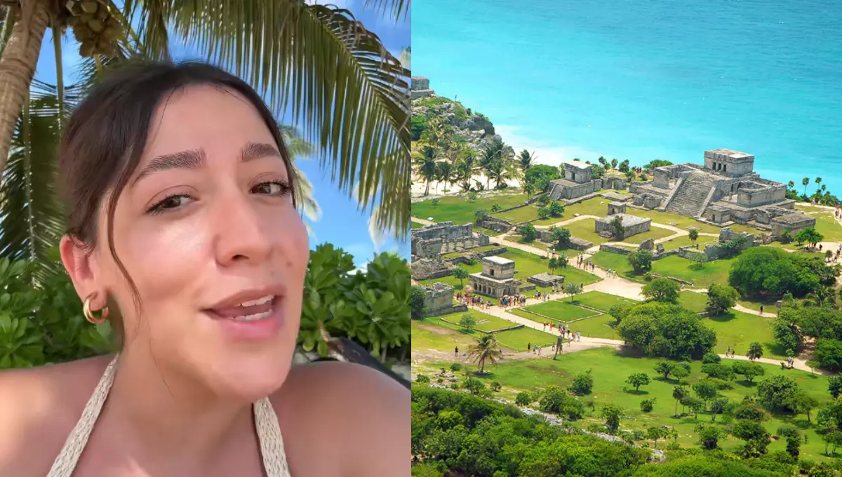 La turista expresó que ahora entiende la razón de que no vaya la gente a Tulum Foto: Yanincabrera/Gobierno de México
