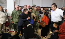 Claudia Sheinbaum llega a Huauchinango, Puebla a visitar a afectados por las lluvias