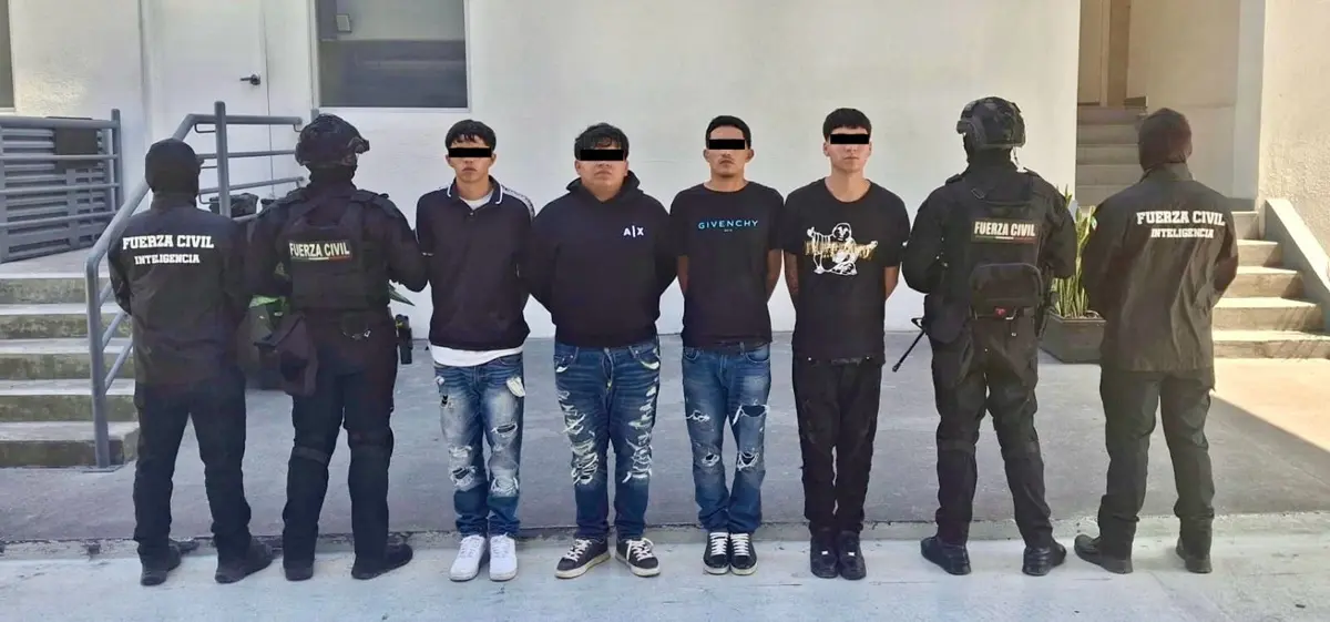 Elementos de Fuerza Civil realizaron un operativo estratégico de prevención y disuasión delictiva en Monterrey. Foto: FC