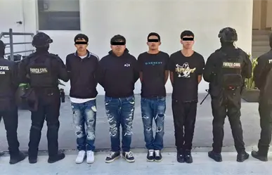 Arrestan a seis jóvenes con marihuana y cristal durante operativo en Monterrey