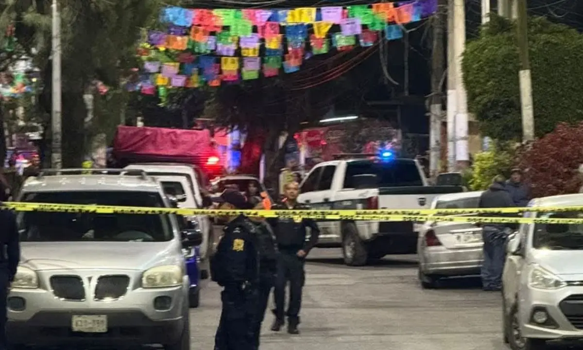 Balacera en fiesta patronal de Tláhuac. Foto: X (@Gposiadeoficial)