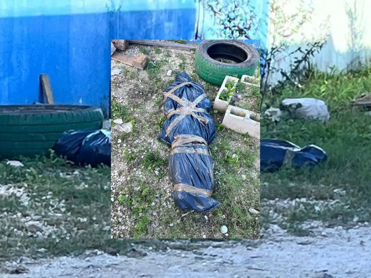 Las autoridades de Cancún recibieron el reporte del hallazgo de un cuerpo humano en el basurero de un fraccionamiento pero resulto en una broma de mal gusto.- Fuente Quintana Roo Noticias